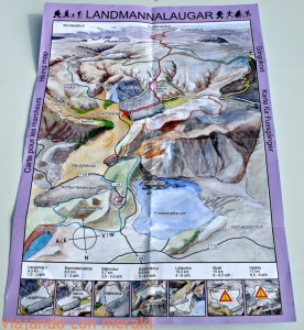 Mapa rutas Landmannalaugar