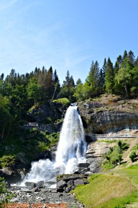 Steindalfossen waterfall