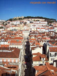 La Baixao y la colina del Castillo de San Jorge
